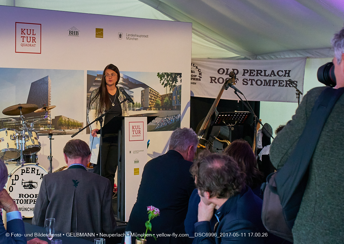 11. Mai 2017 - Grundsteinlegung für die LOGE und dem Kulturquadrat in Neuperlach